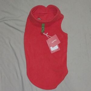 Gooby Fleece Vest Orange/red XL